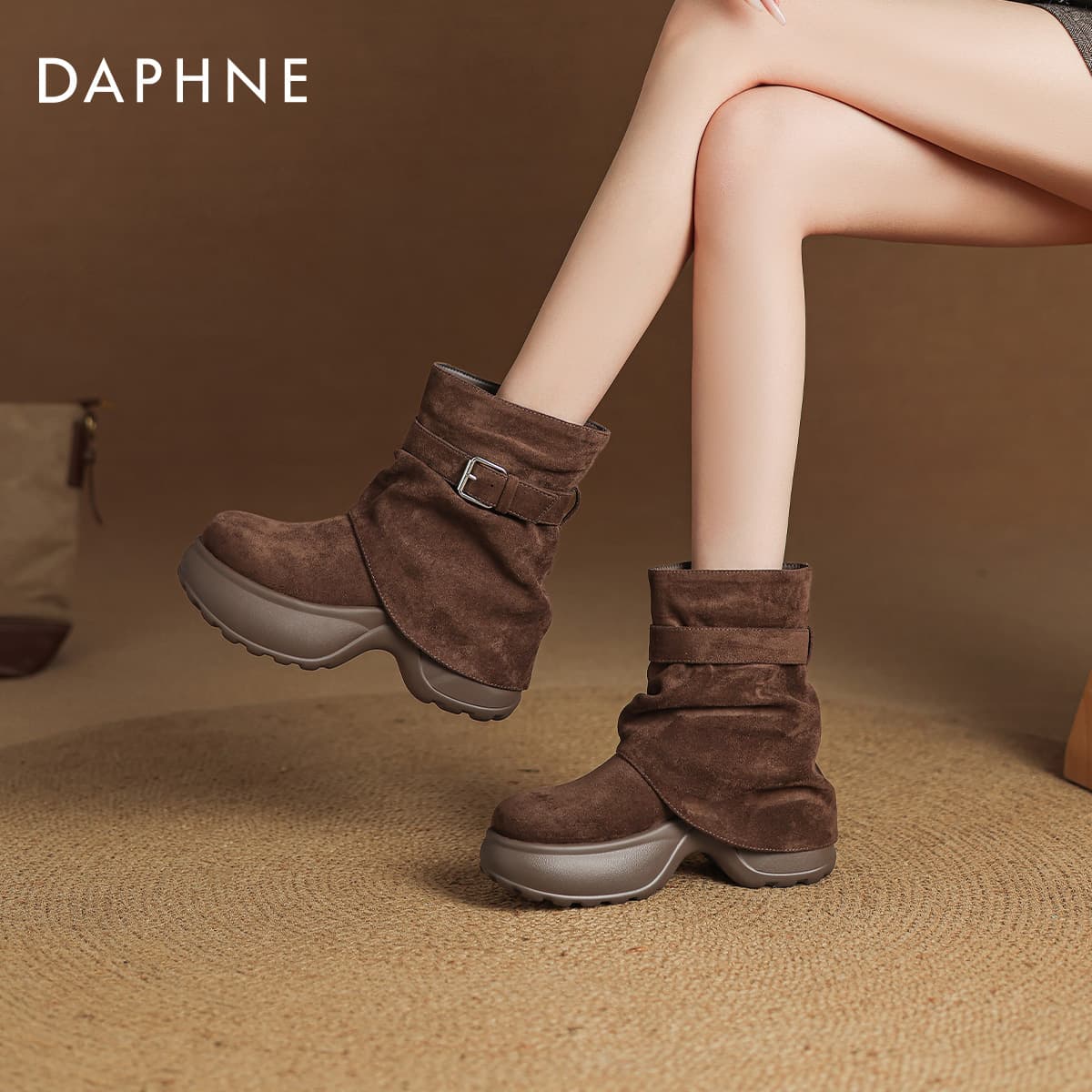 Сапоги DAPHNE Ботильоны Женские - изображение 6