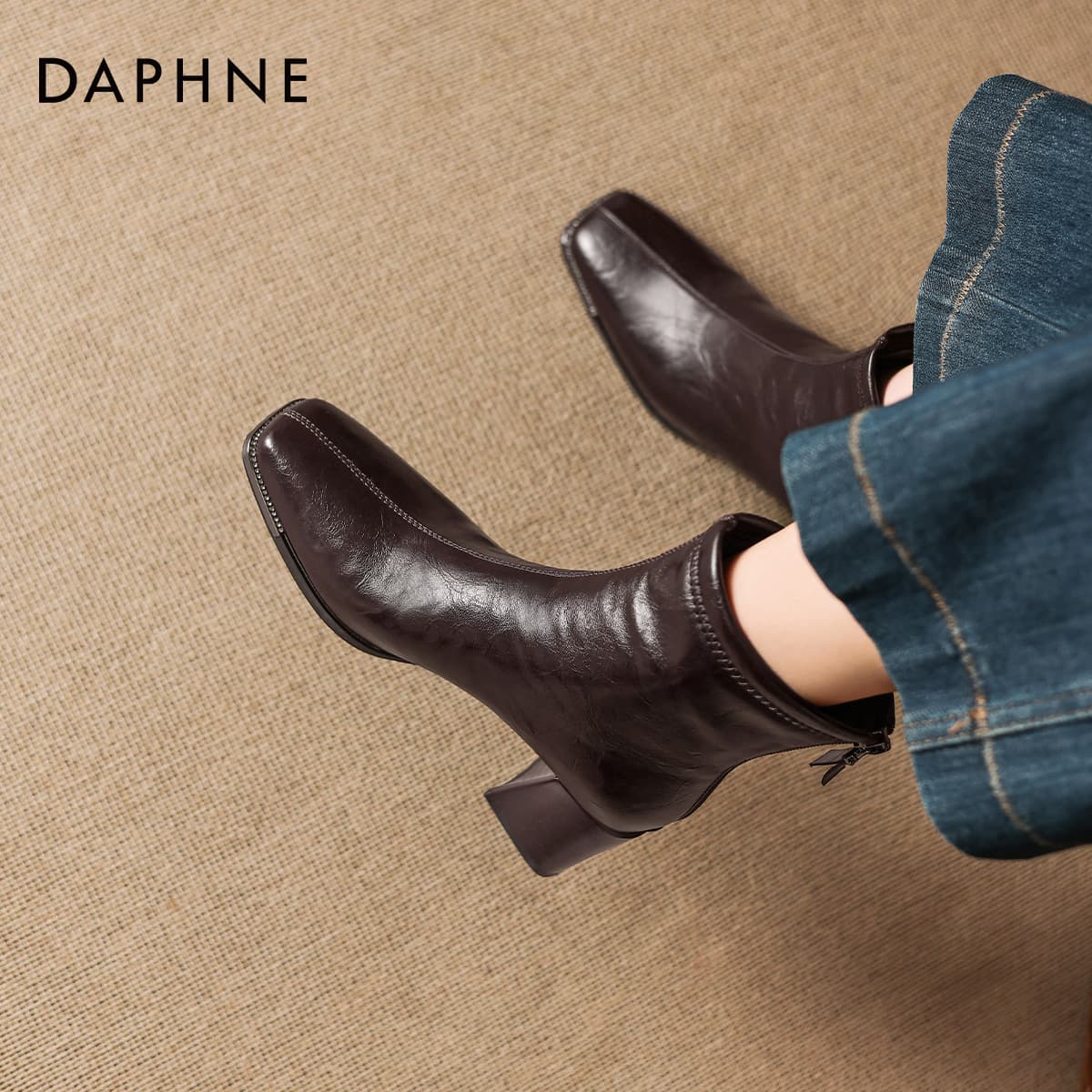 Сапоги DAPHNE Ботильоны Женские - изображение 7