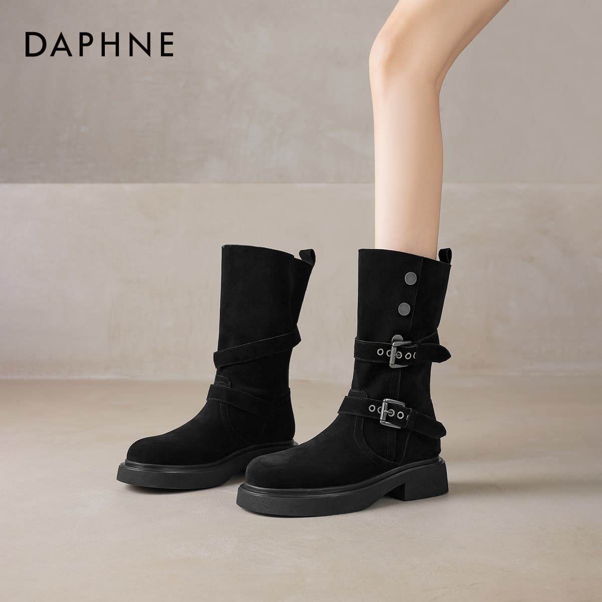 Ботинки DAPHNE Женские сапоги до колена - изображение 6