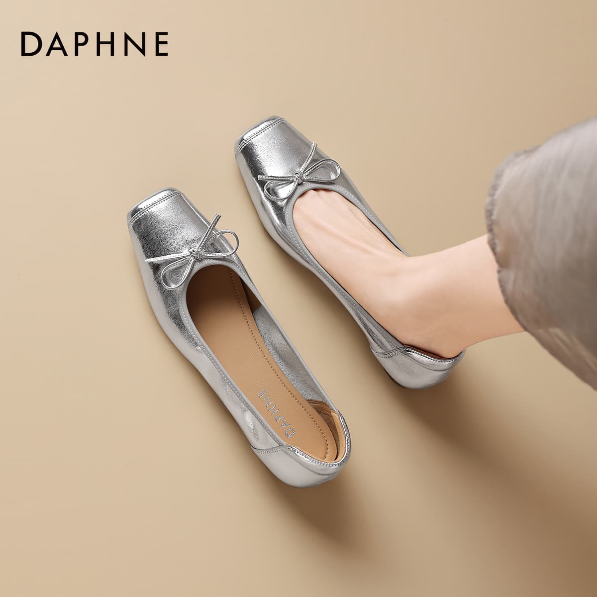 Тапочки DAPHNE Женские Повседневный Обувь без подкладки Женские - изображение 4