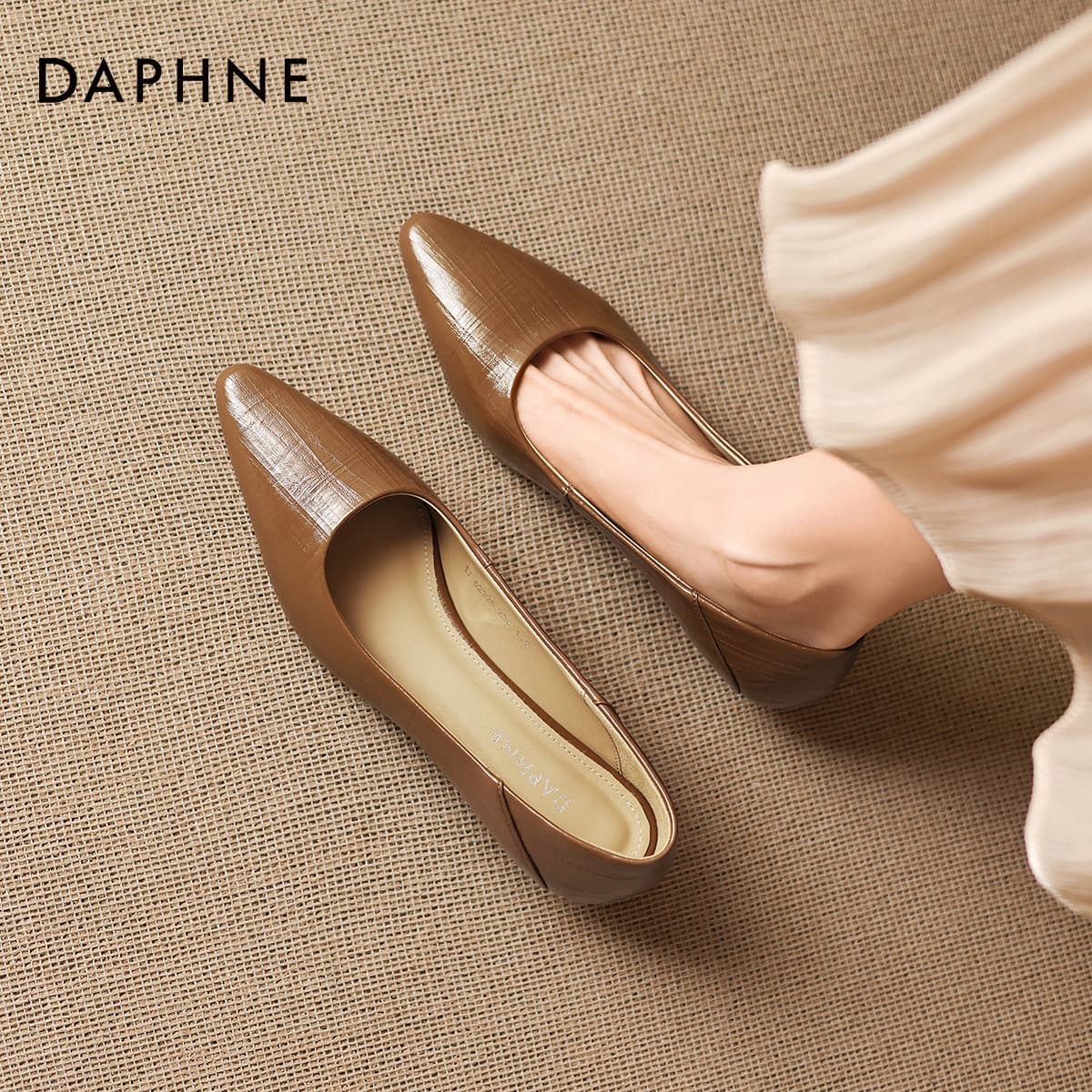 Тапочки DAPHNE Женские Повседневный Обувь без подкладки Женские - изображение 3