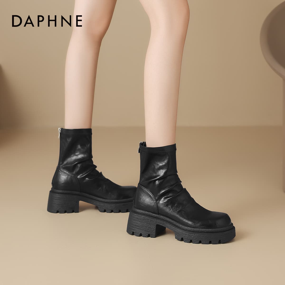 Сапоги Daphne Синтетическая кожа Ботильоны Женские - изображение 6