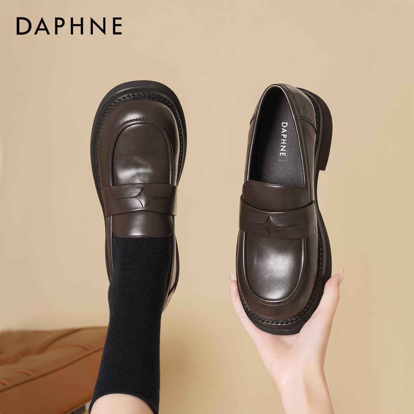 Лоферы DAPHNE Лоферы Low Топ Женские - изображение 4