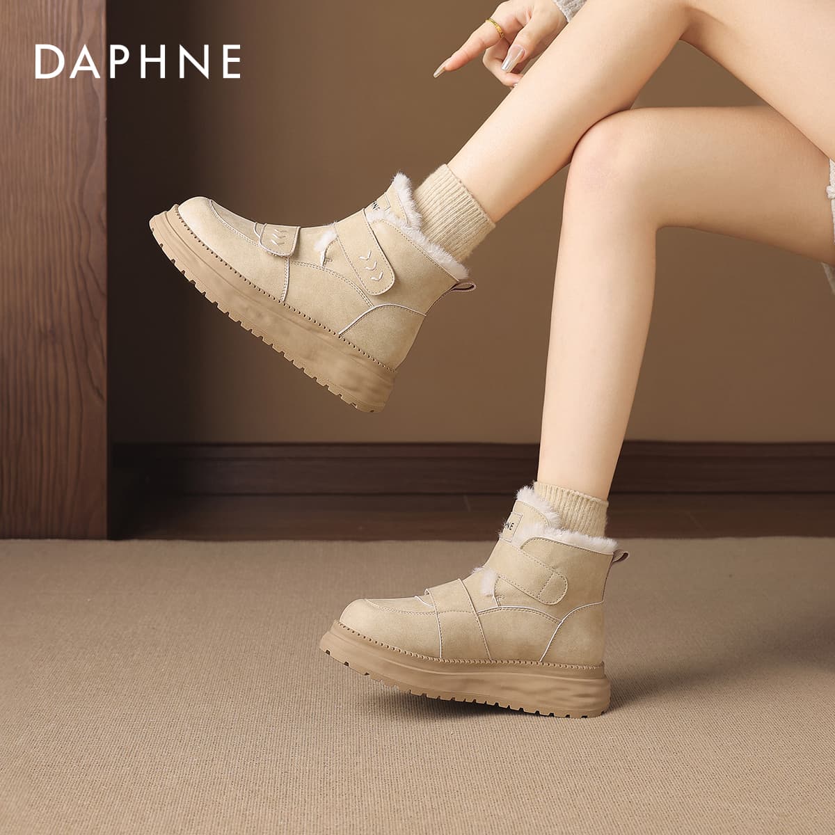 Ботинки зимние Daphne 10,5cm Сноубутсы Женские - изображение 7