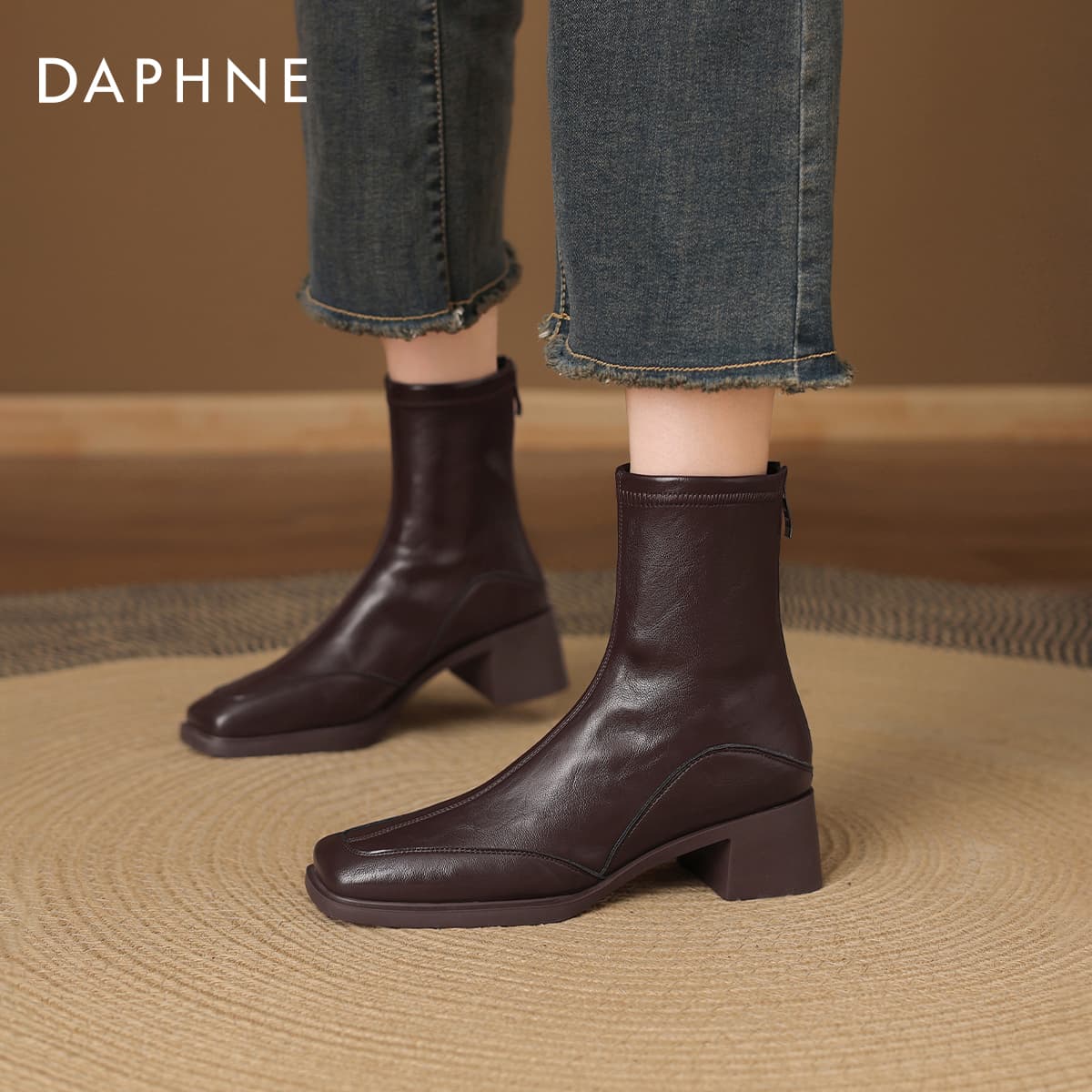 Сапоги DAPHNE Ботильоны Женские - изображение 5