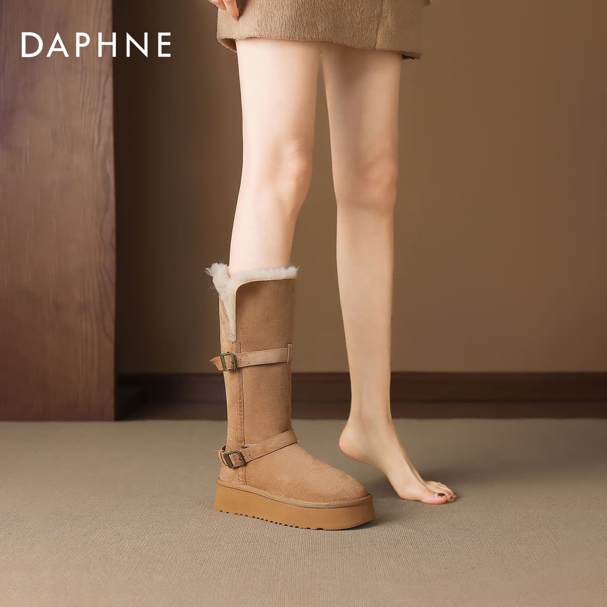 Ботинки зимние DAPHNE 30,5cm Сноубутсы Женские - изображение 6