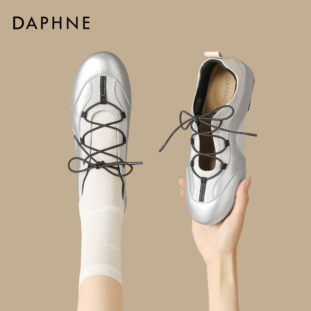 Кроссовки DAPHNE Повседневная обувь Low Топ Женская - изображение 3