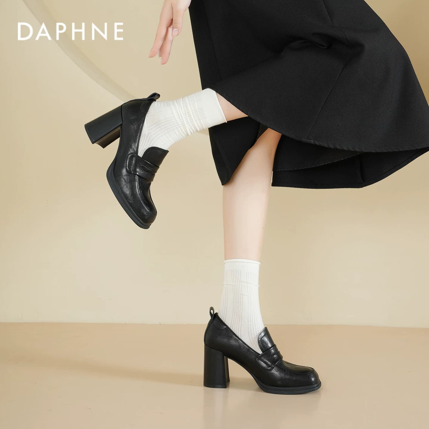 Лоферы Daphne Высокий каблук Женские туфли - изображение 5