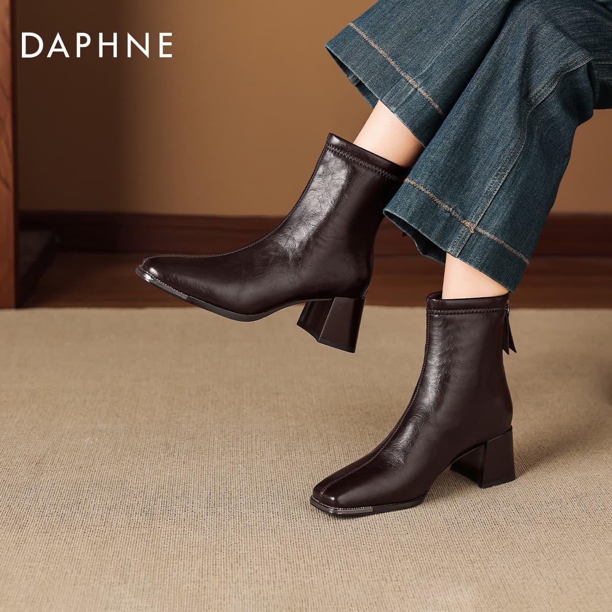 Сапоги DAPHNE Ботильоны Женские - изображение 6