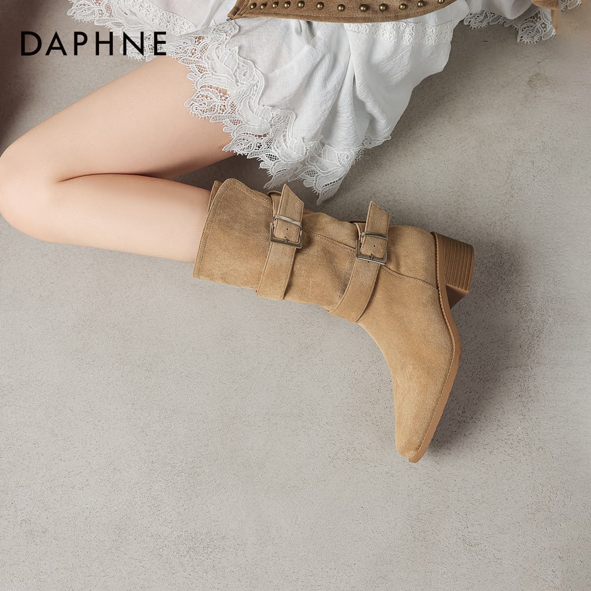 Сапоги DAPHNE Ботильоны Женские - изображение 7