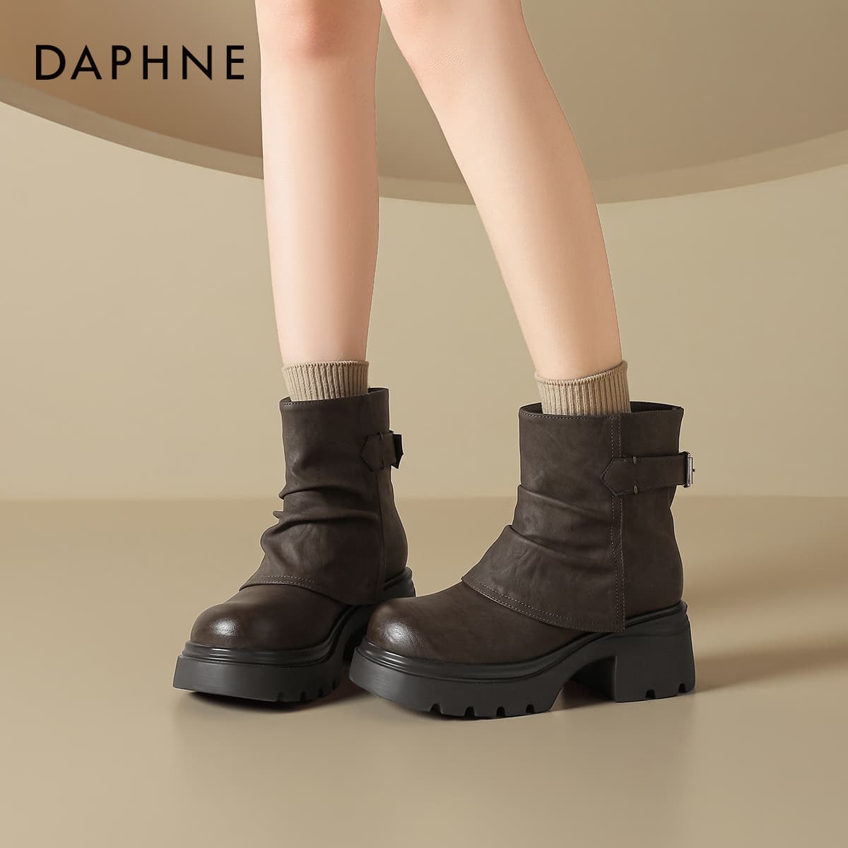 Сапоги DAPHNE Ботильоны Женские - изображение 7