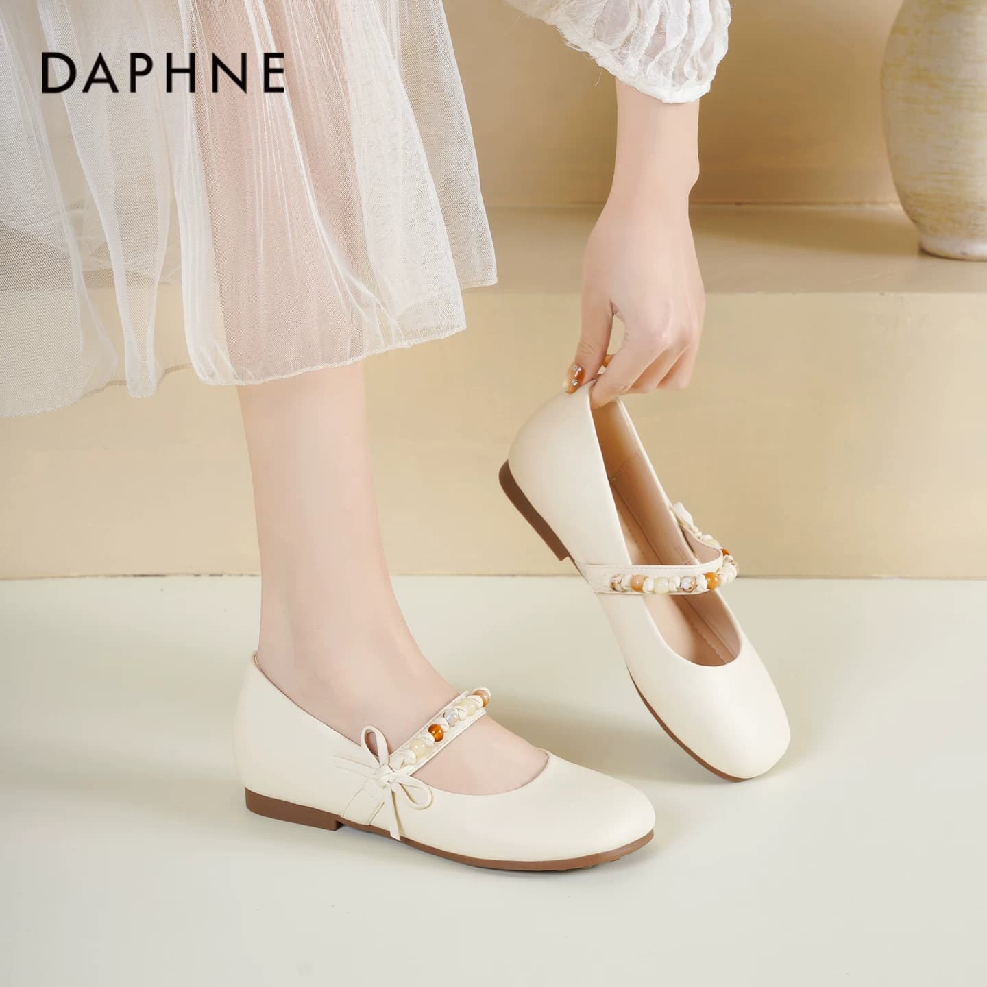 Тапочки DAPHNE Женские Повседневный Обувь без подкладки Женские - изображение 5