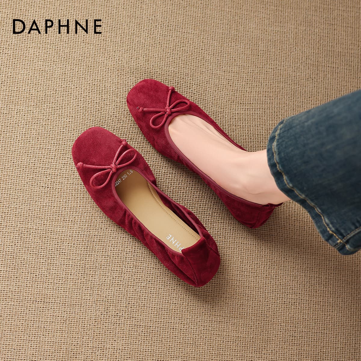 Тапочки DAPHNE Женские Повседневный Обувь без подкладки Женские - изображение 3