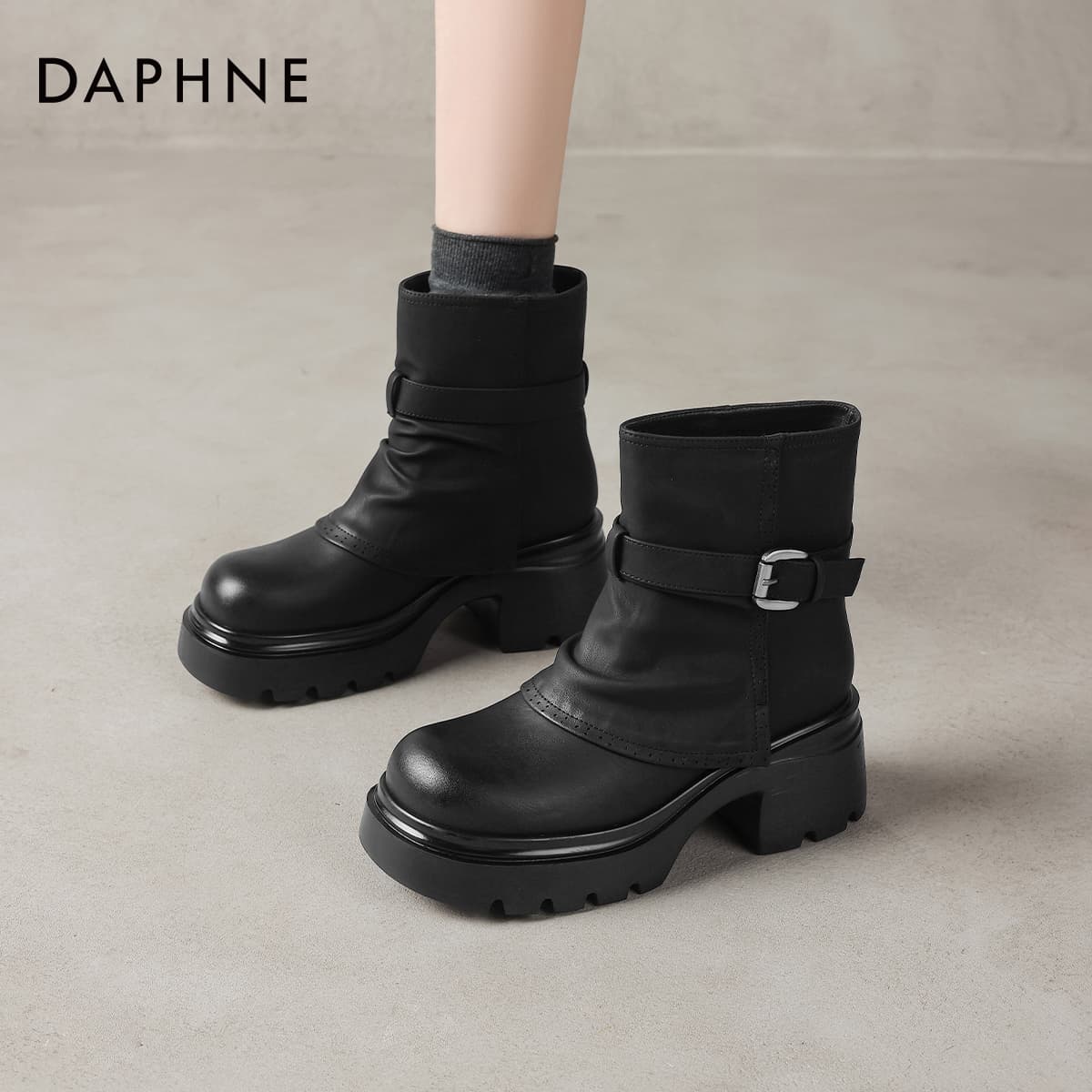 Сапоги DAPHNE Ботильоны Женские - изображение 4