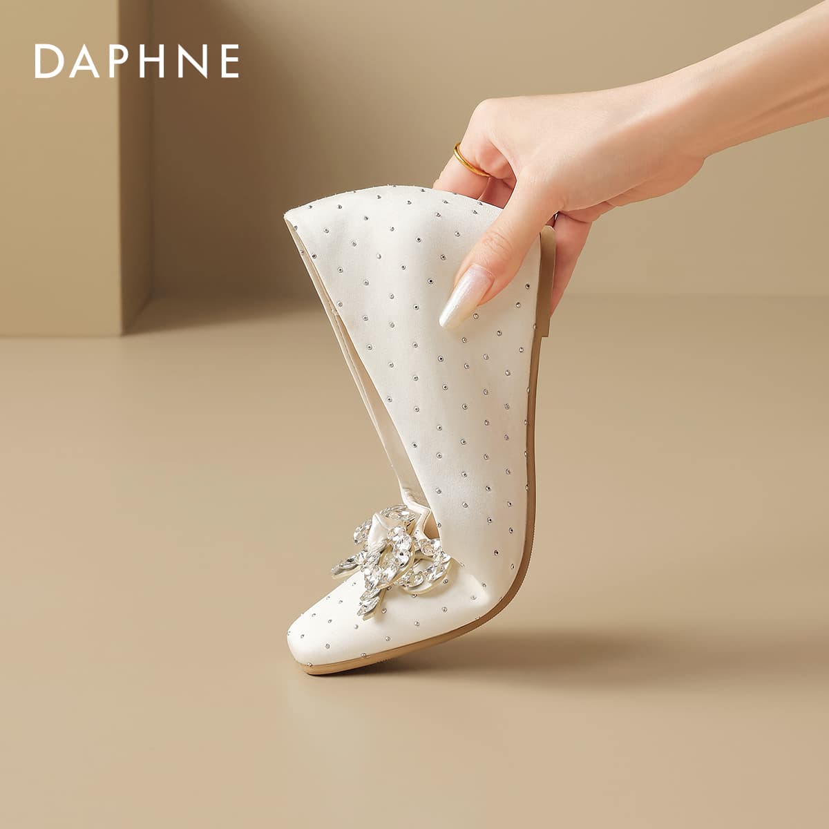 DAPHNE Mary Jane Туфли Бежевые Женские - изображение 7