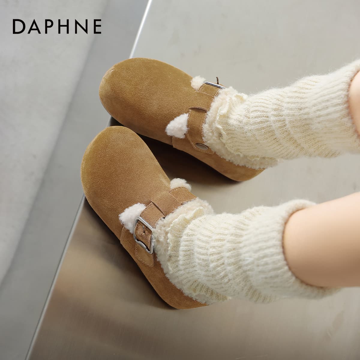 Ботинки зимние Daphne Спилок коровья кожа Сноубутсы Женские - изображение 6