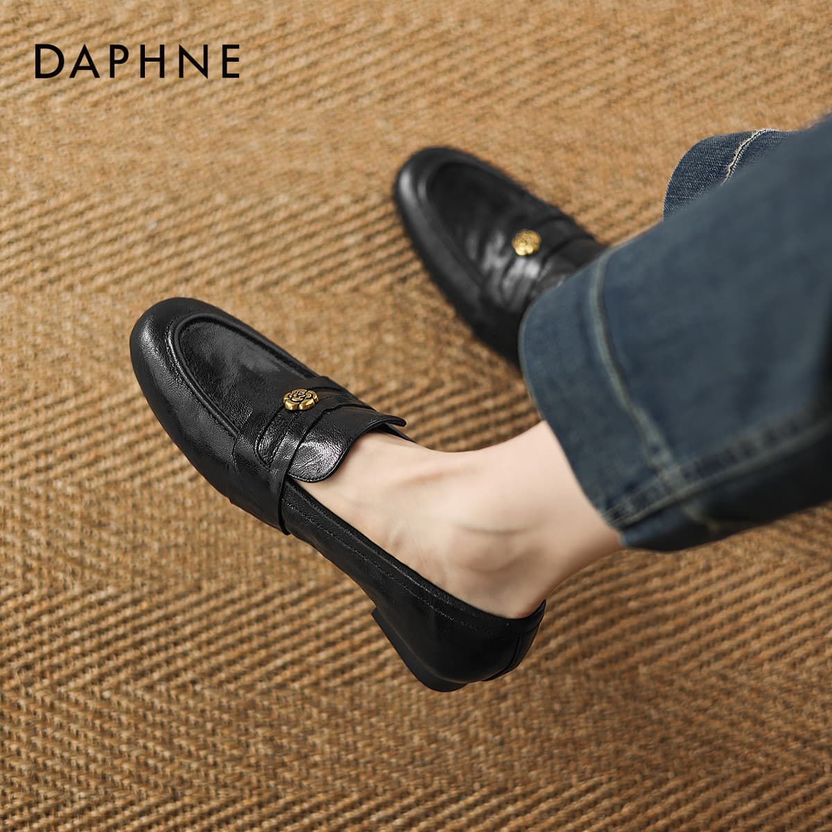 Лоферы Daphne Лоферы из синтетической кожи для женщин - изображение 4