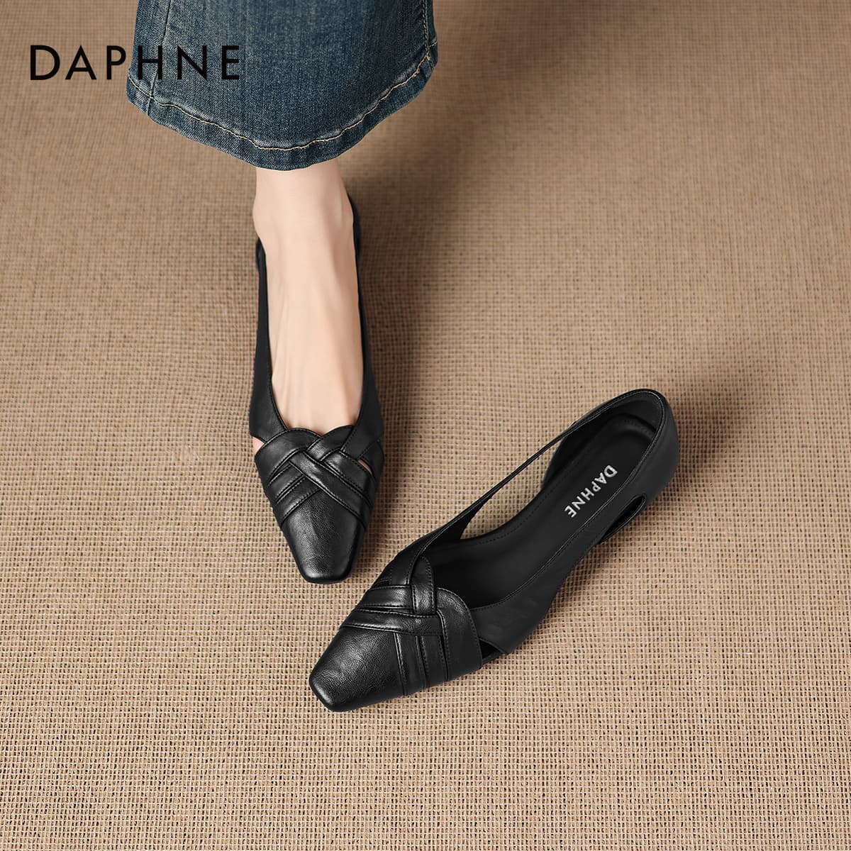 Тапочки DAPHNE Женские Повседневный Обувь без подкладки Женские - изображение 4