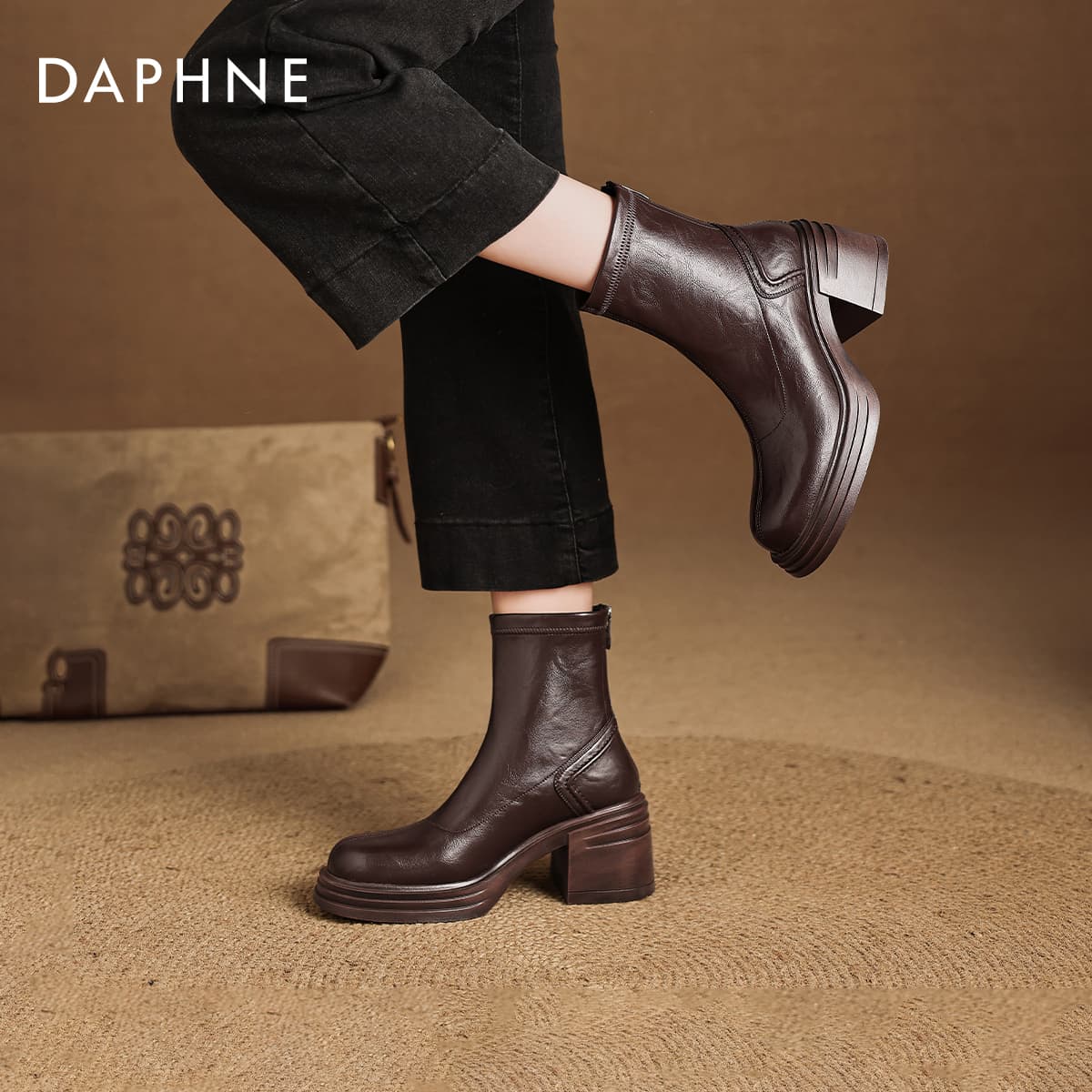 Сапоги DAPHNE Ботильоны Женские - изображение 4