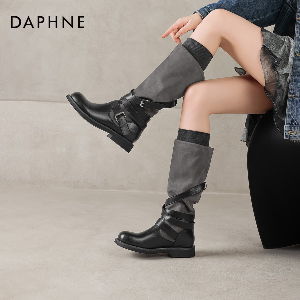 Сапоги DAPHNE Ботильоны Женские - изображение 5