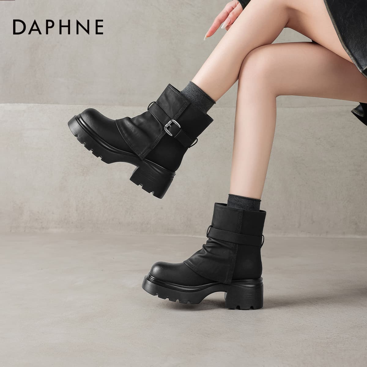 Сапоги DAPHNE Ботильоны Женские - изображение 7