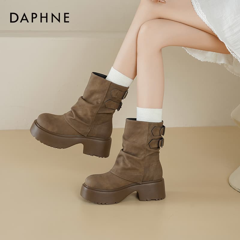Сапоги DAPHNE Ботильоны Женские - изображение 4