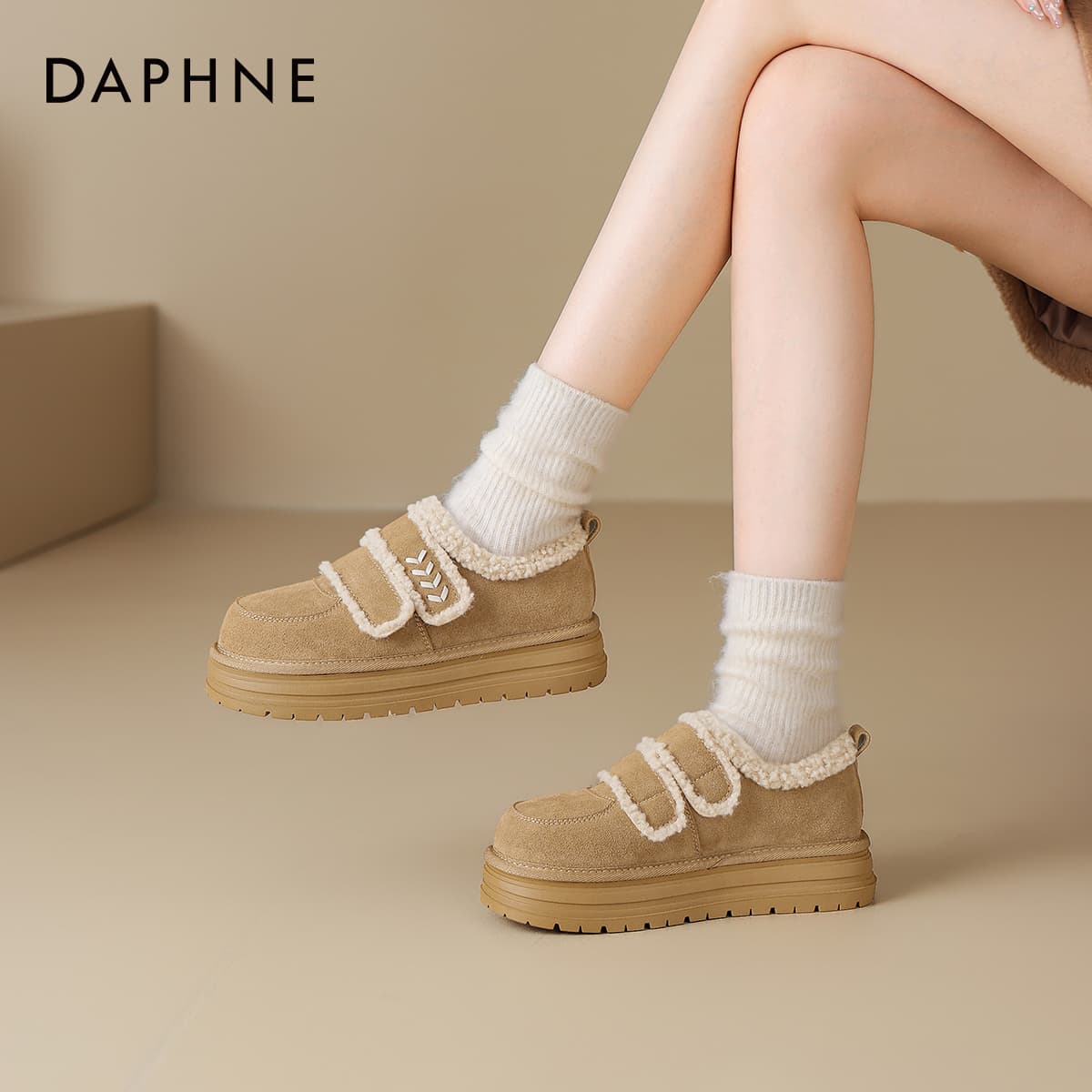 Ботинки зимние DAPHNE Женские сноубутсы из ткани - изображение 3