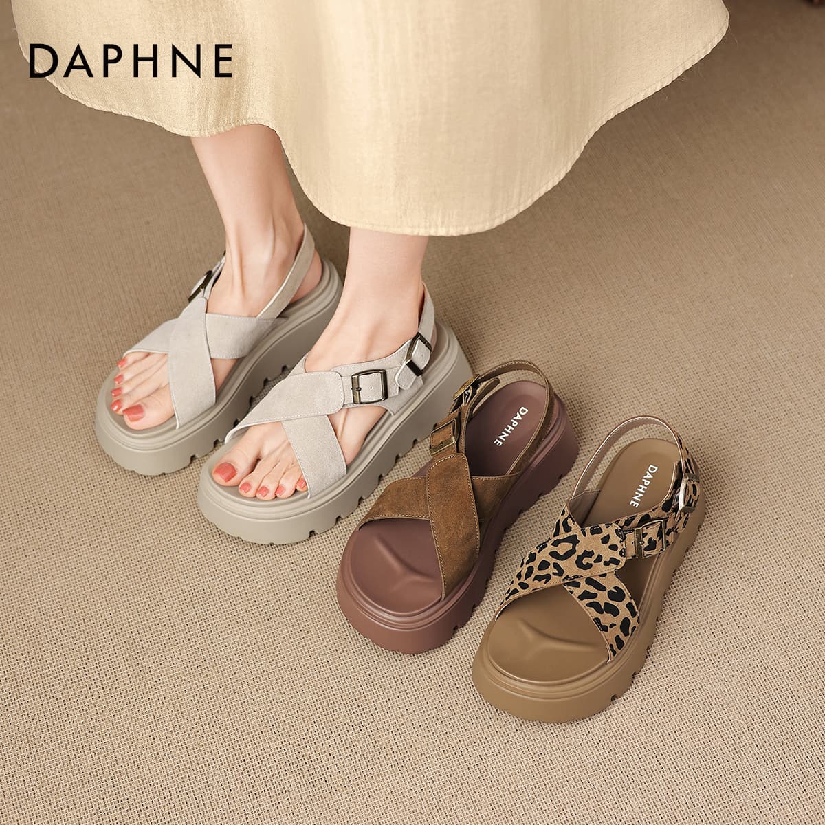 Шлёпанцы DAPHNE One Шнуровочные Сандалии Женские - изображение 6