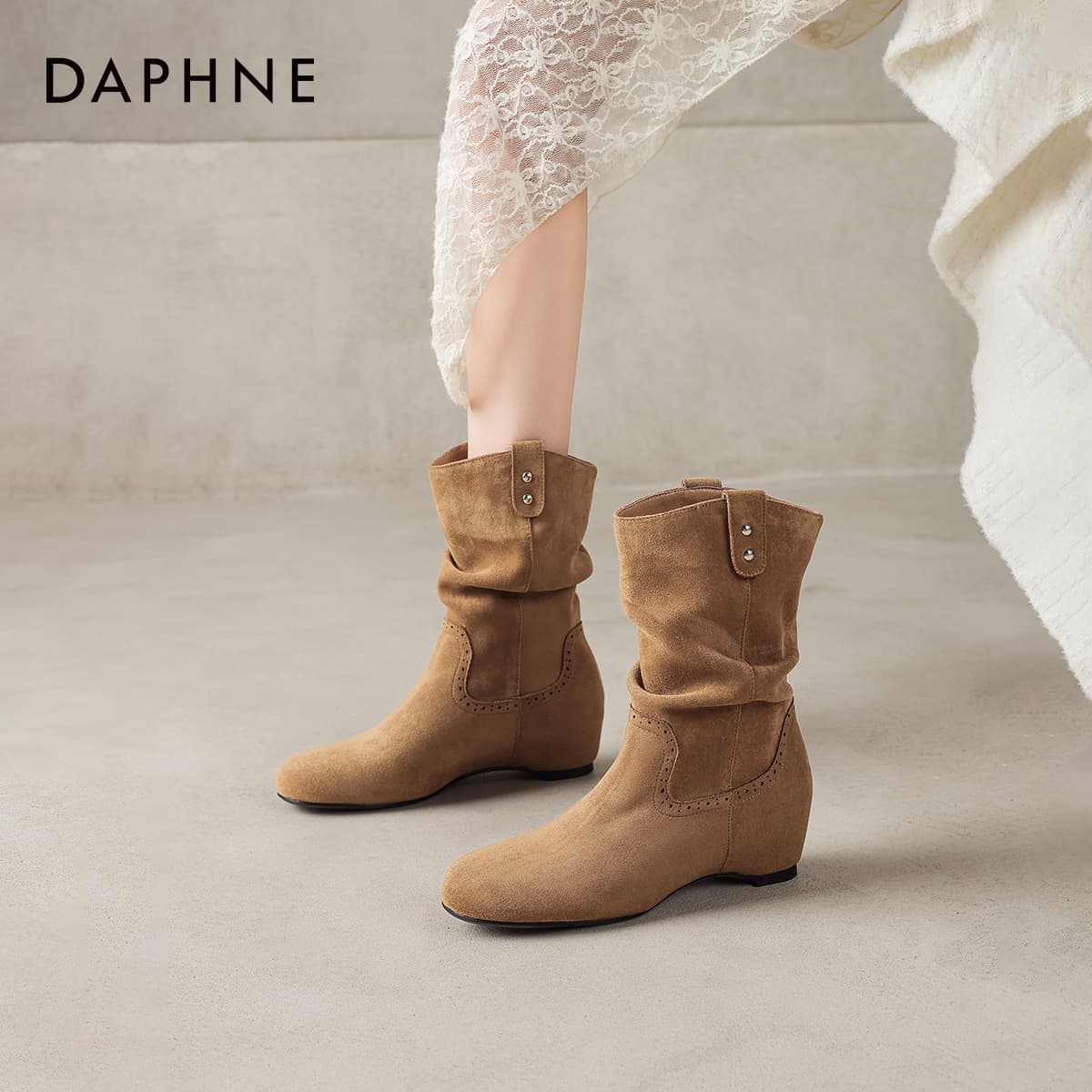 Сапоги DAPHNE Ботильоны Женские - изображение 5
