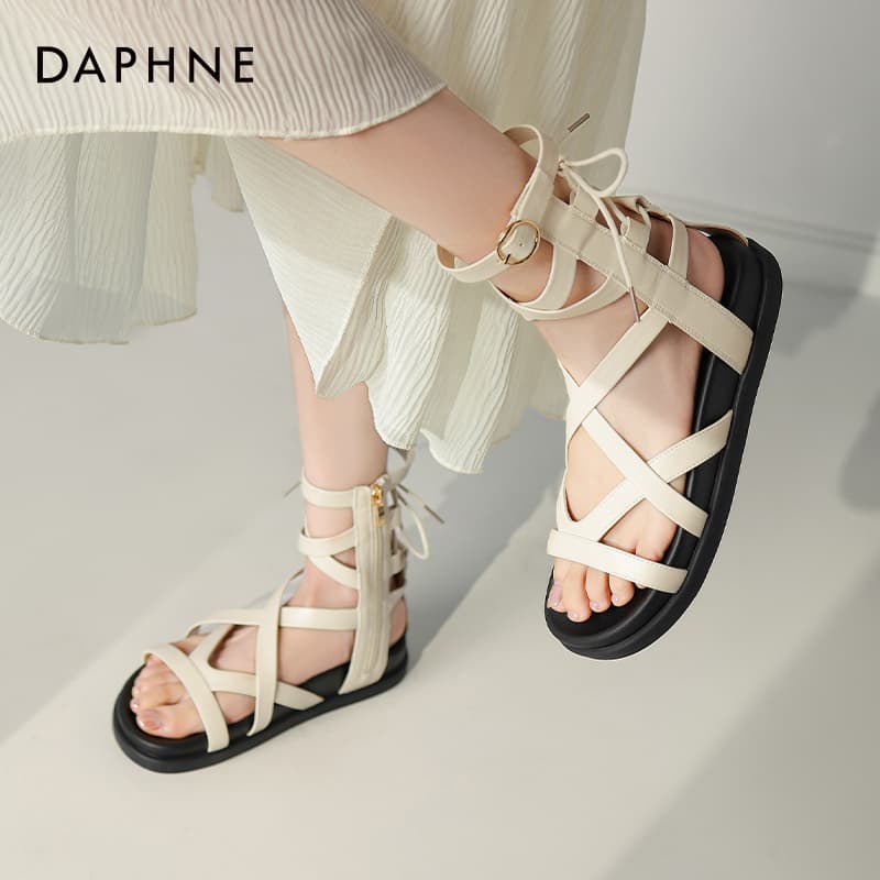 Сандалии Daphne Женские сандалии-гладиаторы - изображение 6
