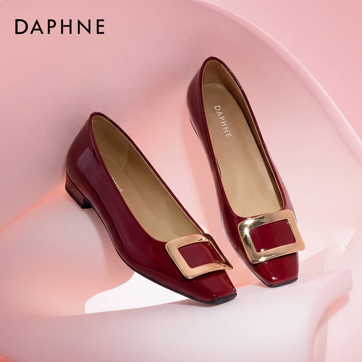 Тапочки DAPHNE Синтетическая кожа Лакированная кожа Женские повседневные туфли Женские - изображение 4