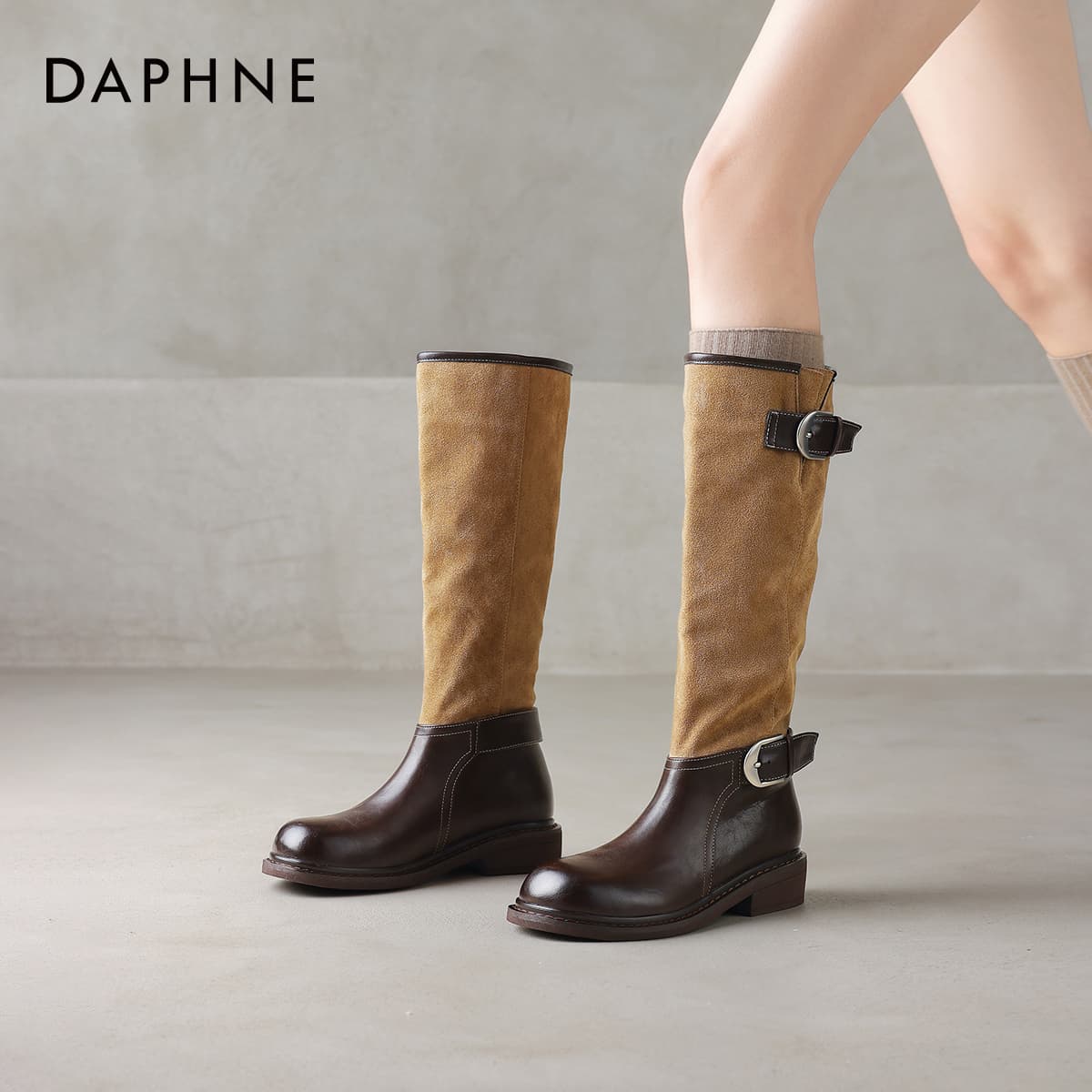 Ботинки DAPHNE Женские сапоги до колена - изображение 8