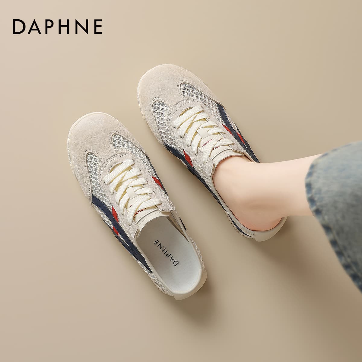 Сандалии DAPHNE Резиновая подошва Тихие Домашние тапочки Женские - изображение 4