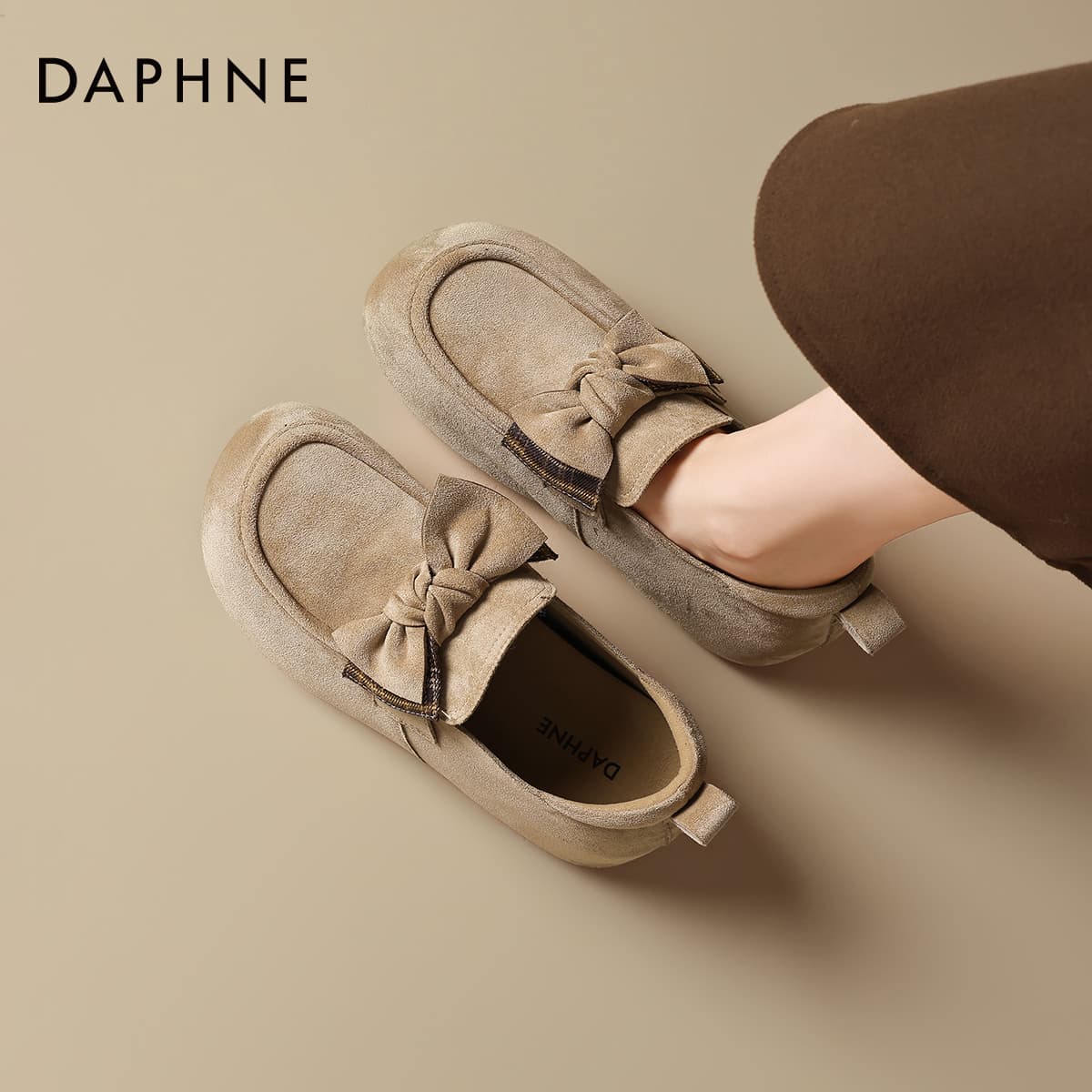Сандалии DAPHNE Birkenstock Стиль Обувь Абрикос Женские - изображение 4
