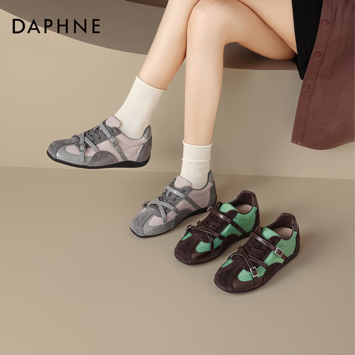 Кроссовки DAPHNE Кеды немецкой армии (GAT) Low Топ Женские - изображение 7