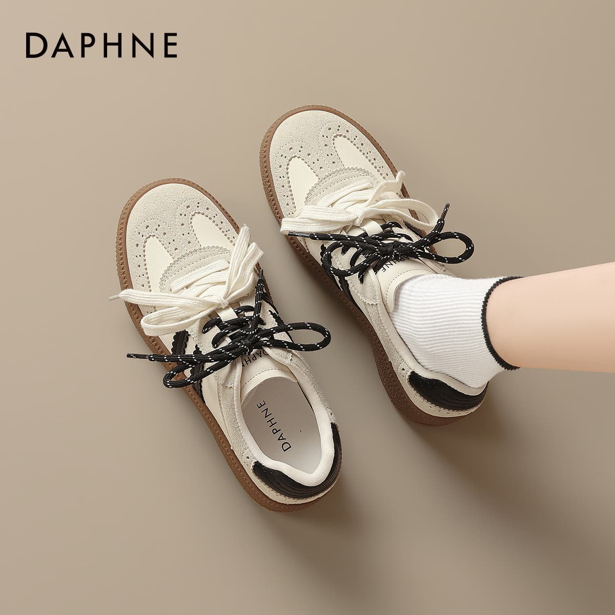 Кроссовки DAPHNE Кеды для скейтбординга Low Топ Женские - изображение 5