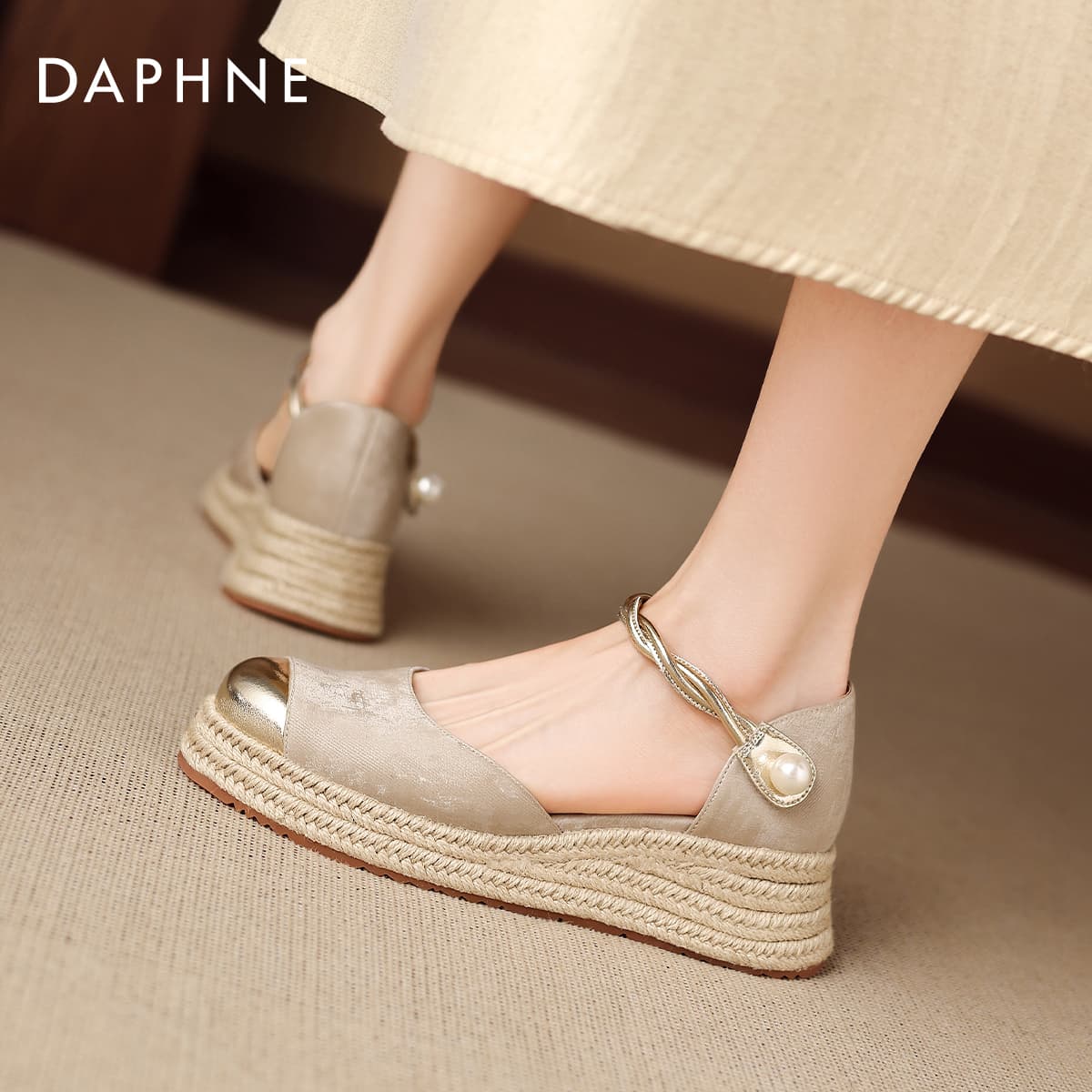Шлёпанцы DAPHNE One Шнуровочные Сандалии Женские - изображение 6