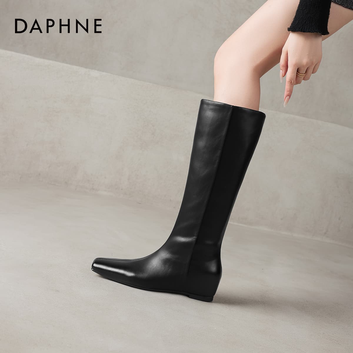 Сапоги DAPHNE Ботильоны Черный Женские - изображение 6