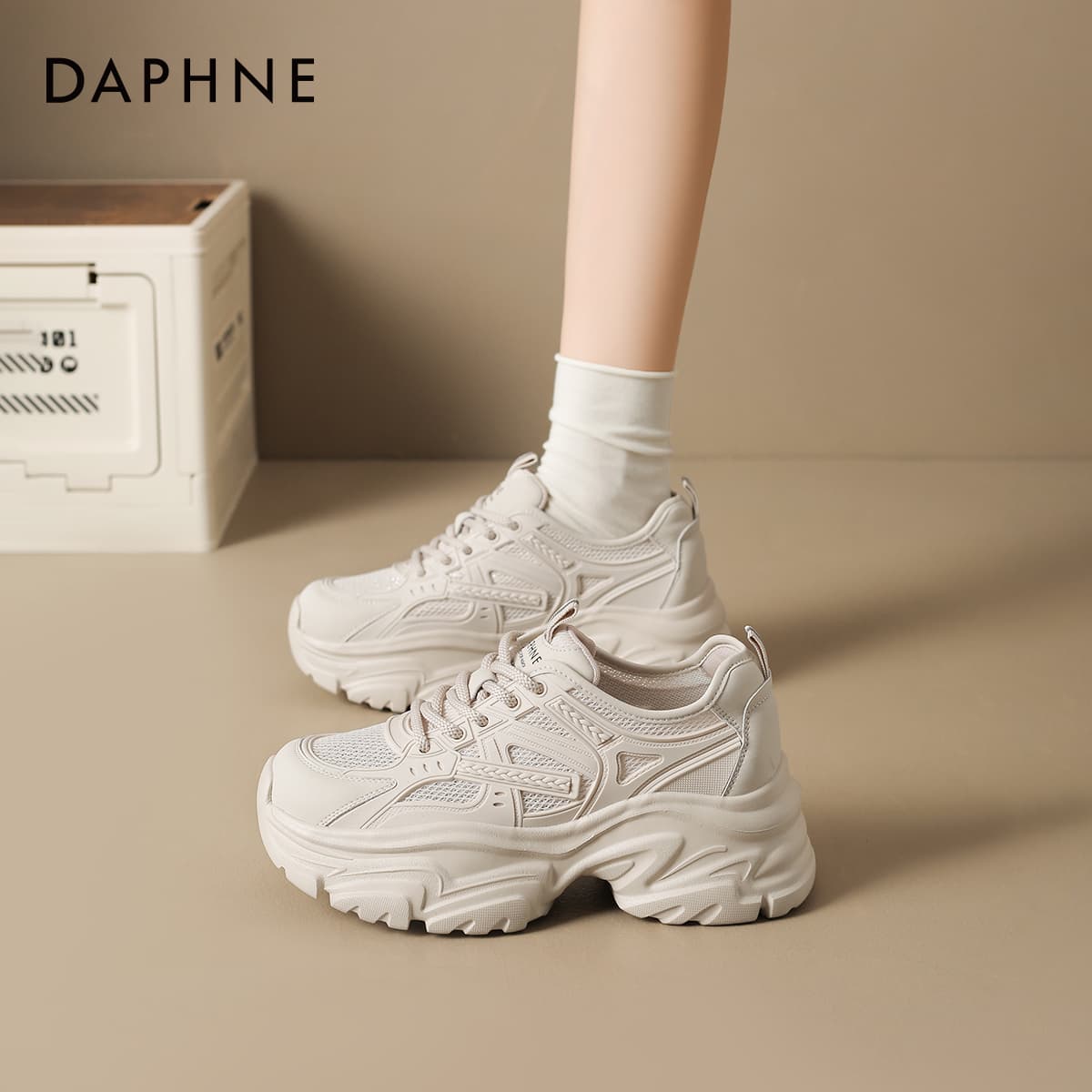 Кроссовки DAPHNE Низкий топ массивные кроссовки женские - изображение 4