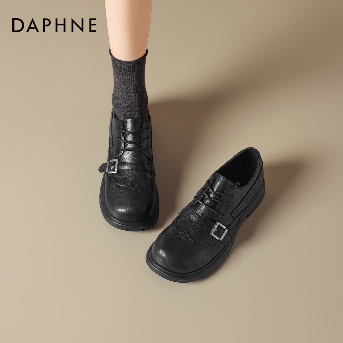 DAPHNE Повседневные кожаные туфли Женские - изображение 5