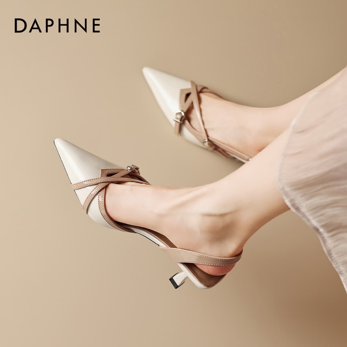 Туфли DAPHNE Синтетическая кожа Узкий каблук Высокие каблуки Женские - изображение 14