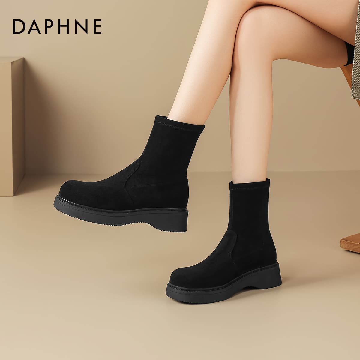 Сапоги DAPHNE Ботильоны Женские - изображение 3