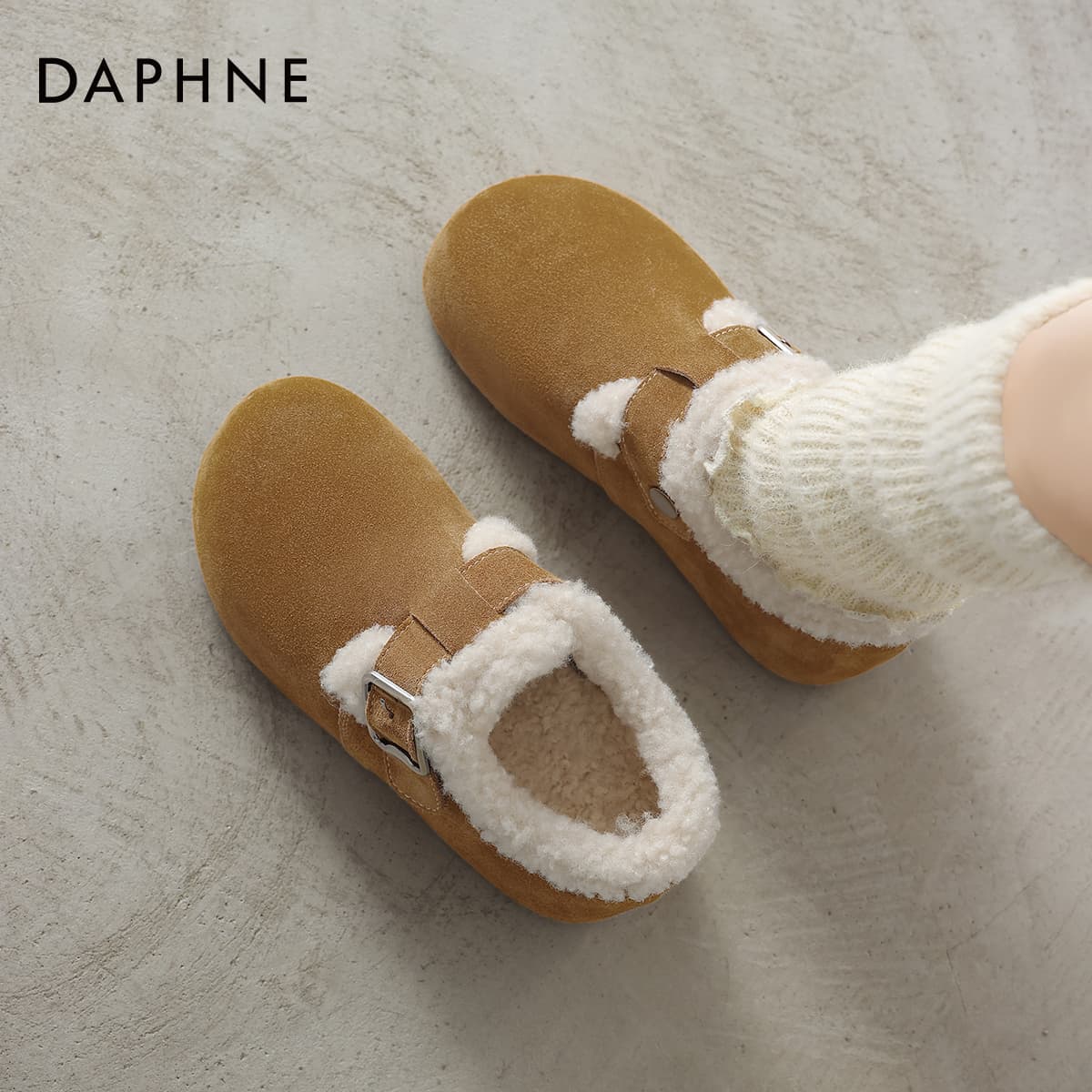 Ботинки зимние Daphne Спилок коровья кожа Сноубутсы Женские - изображение 3