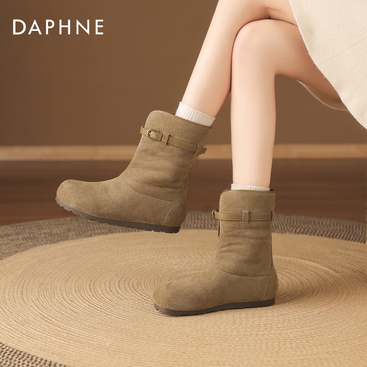 Сапоги Daphne Ткань Женские ботильоны - изображение 3