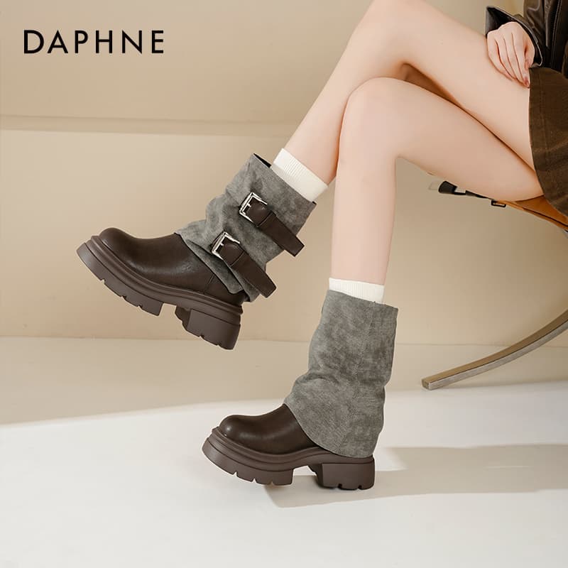 Сапоги DAPHNE Ботильоны Женские - изображение 5