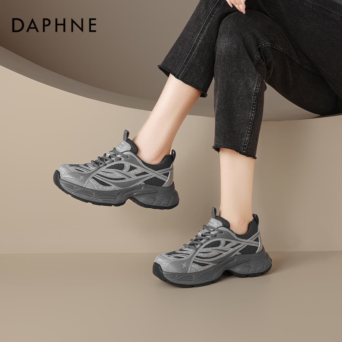 Кроссовки DAPHNE Массивные кроссовки Low Топ Женские - изображение 6