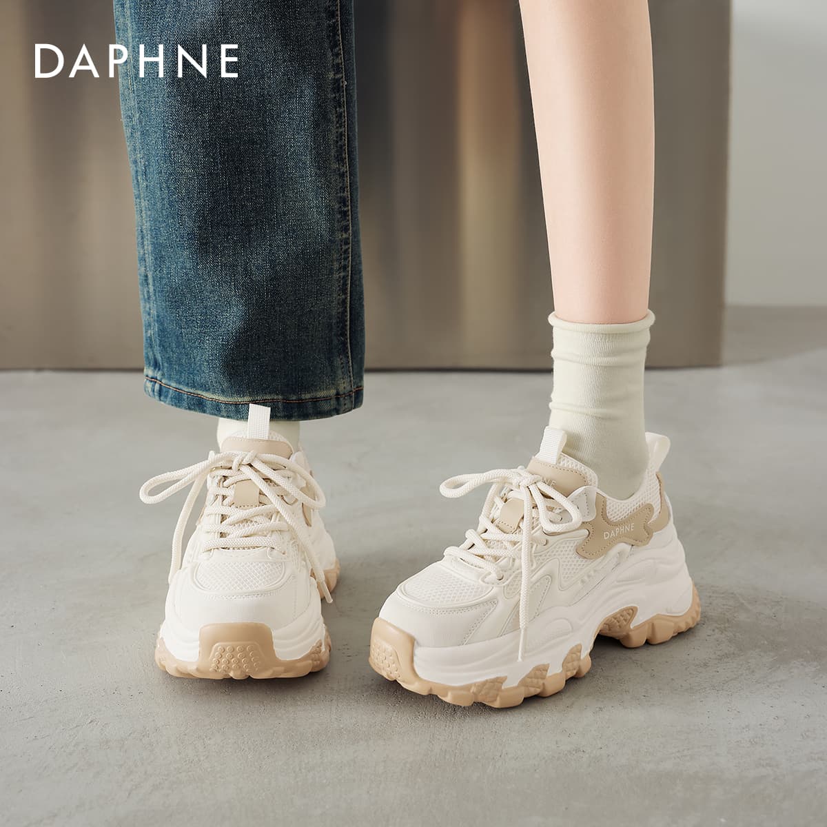 Кроссовки DAPHNE Низкий топ массивные кроссовки женские - изображение 3