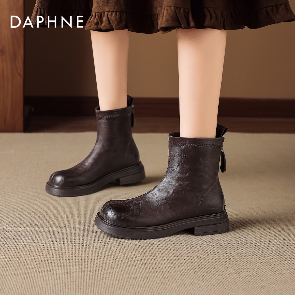Сапоги DAPHNE Ботильоны Женские - изображение 6