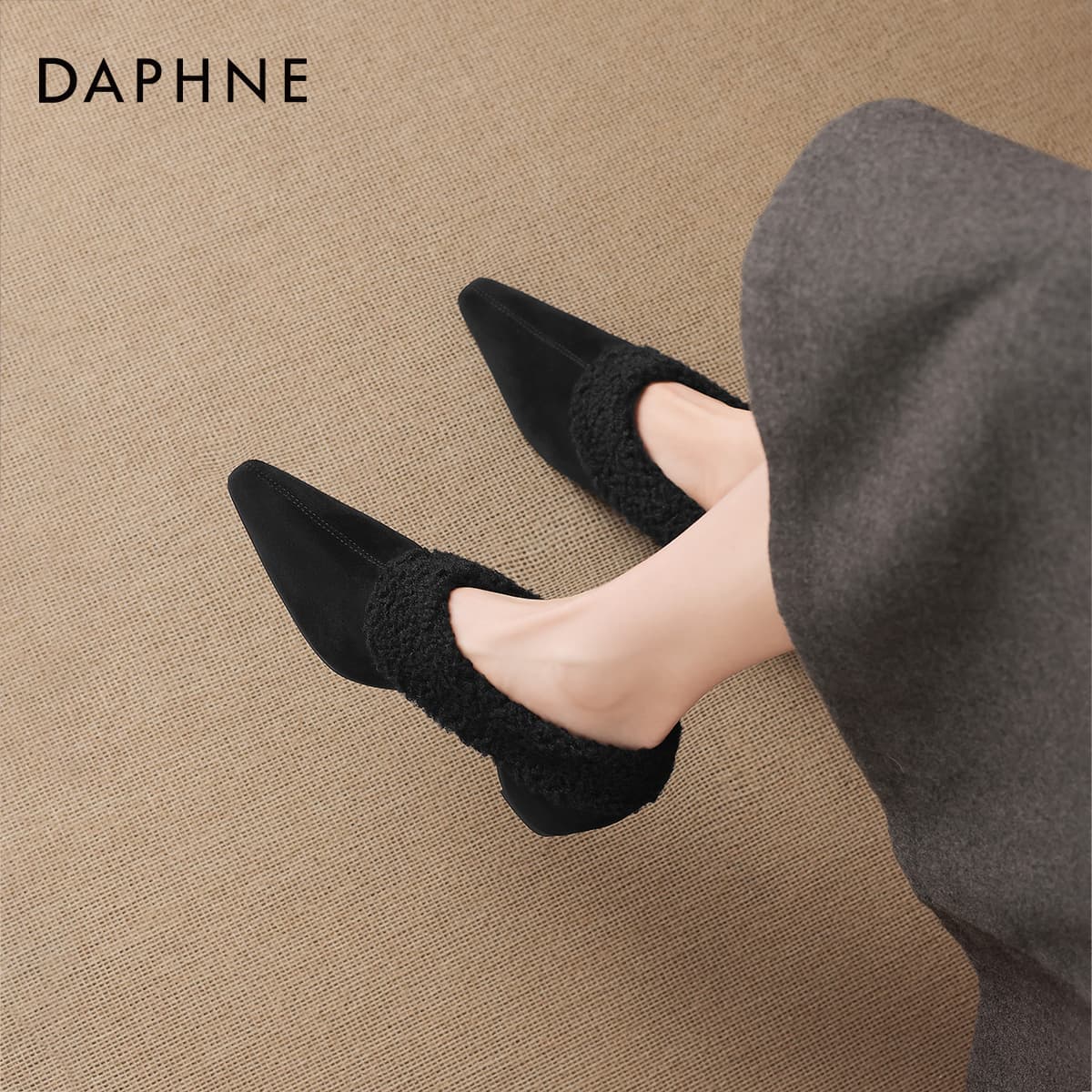 Туфли DAPHNE Высокие каблуки Low Топ Женские - изображение 6