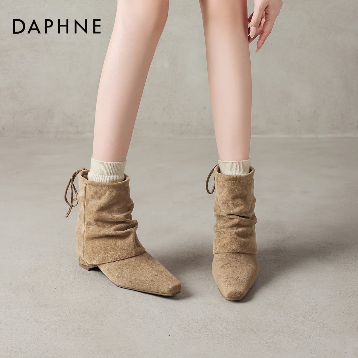 Сапоги DAPHNE Ботильоны Камея коричневая Женские - изображение 6